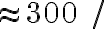 \approx 300 \text{ кг/моль}